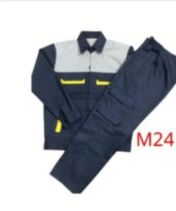 Quần áo lao động M24 vải kaki liên doanh phối đẹp