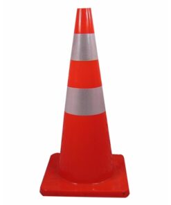 Cọc tiêu nhựa mềm PVC cao 70cm (35x35cm)