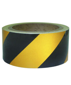 Đề can phản quang vàng đen 5cm