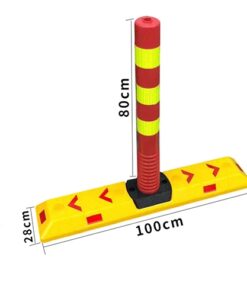Dải phân cách cọc tiêu cao 80cm cảnh báo phân làn giao thông