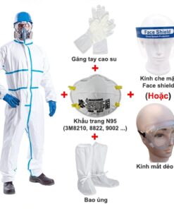 Bộ quần áo phòng dịch Vin-2000 Pro full set Level 4