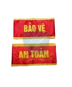 Băng bảo vệ đeo tay VN kaki đỏ