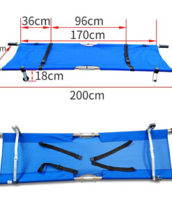 Cáng cứu thương vải bạt màu xanh bộ đội VN