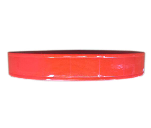 Dây nhựa phản quang bản 2.5cm màu đỏ cam