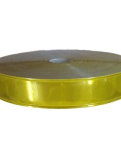 Dây phản quang nhựa bản 2.5cm màu vàng