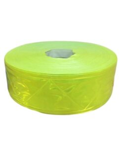 Dây phản quang nhựa bản 5cm màu vàng chanh