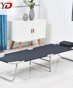Giường gấp văn phòng, gia đình nhỏ gọn màu đen