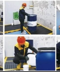 Pallet chống tràn hoá chất, dầu đáp ứng được tiêu chuẩn an toàn về lưu trữ hoá chất và cháy nổ.