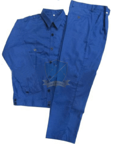 Quần áo bảo hộ vải chéo xanh công nhân giá rẻ
