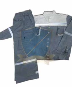 Quần áo thợ hàn vải bạt 100% cotton phản quang
